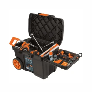 CAJA PARA HERRAMIENTA DE 23" CON RUEDAS Y MANGO TELESCOPICO