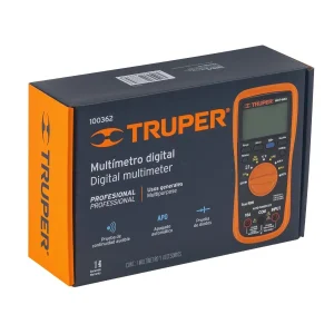 MULTITESTER PROFESIONAL CON RMS VERDADERO Y AUTO RANGO DELUXE