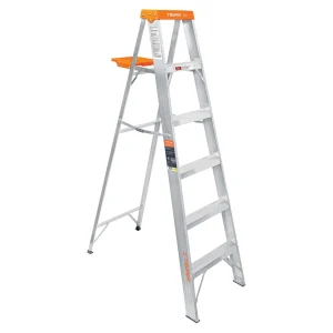 ESCALERA DE TIJERA TIPO II 5 PELDAÑOS Y BANDEJA