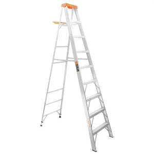 ESCALERA DE TIJERA TIPO II 8 PELDAÑOS Y BANDEJA