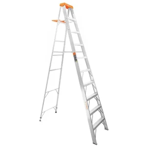 ESCALERA DE TIJERA TIPO II 9 PELDAÑOS Y BANDEJA